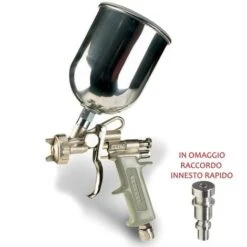 Aerografo E 70 Professionale ASTURO Pistola Aria Verniciatura Verniciare 500 Cc Ugello Ø 2,0 Mm