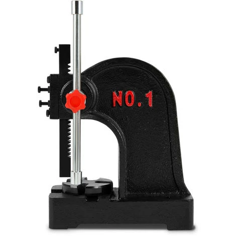 1 T Pressa Manuale A Cremagliera (1000 Kg Forza Di Pressione, Dimensioni Del Pezzo Fino A 145 Mm, Leva Manuale, Piastra Di Base A 4 Posizioni) - immagine 2