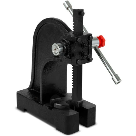 1 T Pressa Manuale A Cremagliera (1000 Kg Forza Di Pressione, Dimensioni Del Pezzo Fino A 145 Mm, Leva Manuale, Piastra Di Base A 4 Posizioni) - immagine 3