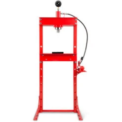 EBERTH Pressa Idraulica 20T Con Manometro Idraulico, Pressa Idraulica Manuale, Regolabile 8 Direzioni, Pressa Officina, Altezza Lavoro 1035mm, Larghezza Lavoro 520mm, Altezza Totale 1670mm, 2 Piastre