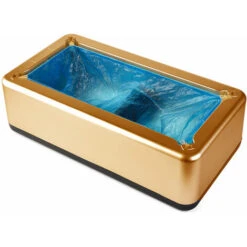 Dispenser Automatico Copriscarpe Monouso Casa Ufficio Struttura Robusta Oro
