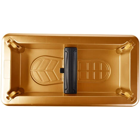 Dispenser Automatico Copriscarpe Monouso Casa Ufficio Struttura Robusta Oro - immagine 2