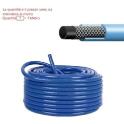 Tubo Aria Compressa Avvolgitubo In Poliuretano Rinforzato ReteØ 8x12 Al Metro