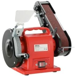 Smerigliatrice Da Banco Mola Combinata Con Disco E Levigatrice A Nastro 250W