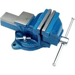 MORSA DA BANCO GIREVOLE 125 Mm INCUDINE PROFESSIONALE IN GHISA E ACCIAIO 592