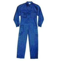 TUTA DA LAVORO INTERA MECCANICO GOMMISTA OFFICINA BLU COTONE TAGLIA TG 56 018