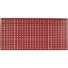 PANNELLO FORATO PORTA ATTREZZI UTENSILI UTENSILI DA LAVORO MURO PARETE 578 ROSSO CON GANCI