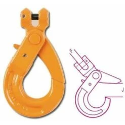 BETA GANCIO DI SOLLEVAMENTO SELFLOCK CLEVIS DA 2 TON. - EN1677-3