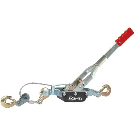 ARGANO MANUALE A FUNE CAVO ACCIAIO VERRICELLO TRAZIONE 4000KG RIBITECH PRTIRF4