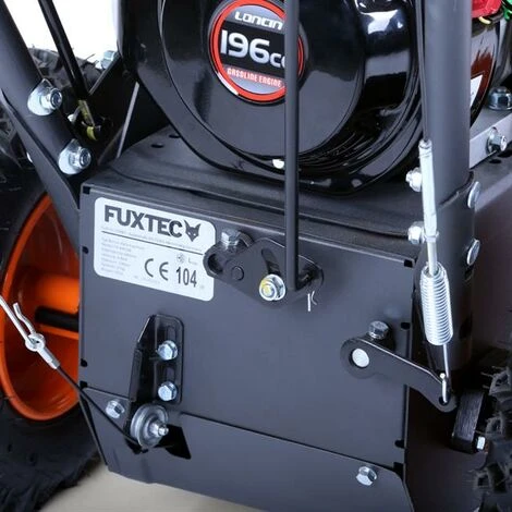 Spazzolatrice Spazzatrice A Scoppio Spazzaneve 196cc Sgombraneve Fuxtec KM196 - immagine 4