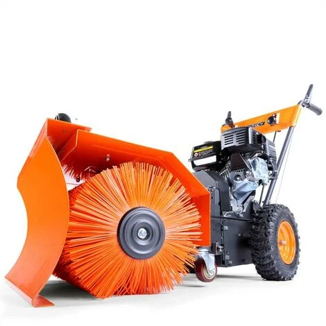 Spazzolatrice Spazzatrice A Scoppio Spazzaneve 196cc Sgombraneve Fuxtec KM196 - immagine 5