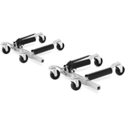 MSW Cric Idraulico A Carrello Sollevatore Per Auto 567 Kg Ruote In Nylon