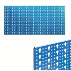 PANNELLO FORATO PORTA ATTREZZI UTENSILI UTENSILI DA LAVORO MURO PARETE 579 Blu