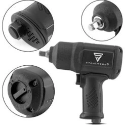 STAHLWERK DSS-1300 ST Avvitatore A Impulsi Pneumatico Da 1/2 Pollice 1.300 Nm