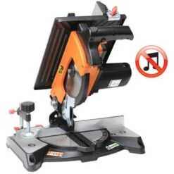 Troncatrice 210mm. Motore Silenziato Potenza 1400 W + Piano Superiore