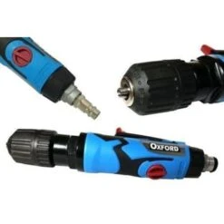 Trade Shop - Mini Trapano Orizzontale Ad Aria Compressa Pneumatico Mandrino Autoserrante 38