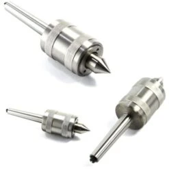 Trade Shop - Contropunta Punta Rotante Per Tornio Professionale Cono Morse Con Attacco Mt1