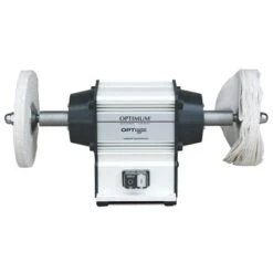 MOLA PULITRICE LUCIDATRICE DA BANCO DOPPIA PER METALLI 400 V - 1,5 KW OPTIMUM GU 25 P