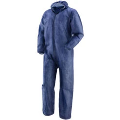 TUTA DA LAVORO MONOUSO COL. BLU TG.XL 40GR.