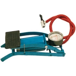 POMPA A PEDALE C/MANOMETRO