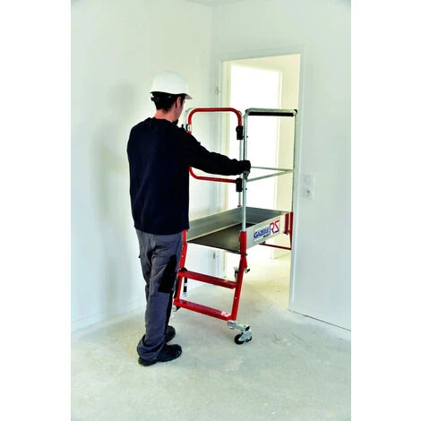 Piattaforma Telescopica Con Ruote - Altezza Massima Di Lavoro 2.70m - 40063 - immagine 5