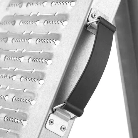 Taurus 250 - Rampa Carico Acciaio Antiscivolo Da 250 Kg Per Moto Scooter Marciapiede Dotata Maniglie. 170x22,5x4,5 Cm - immagine 2