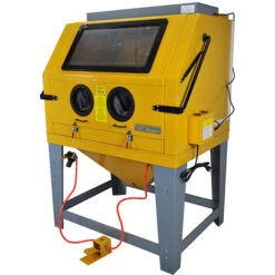 Sabbiatrice Professionale Con Apertura Frontale E Aspiratore, Con Accessori