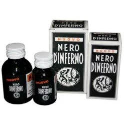 Tintura Per Calzature Nuovo Nero D'Inferno, Per Pellami Naturali Lisci, 25 Ml.