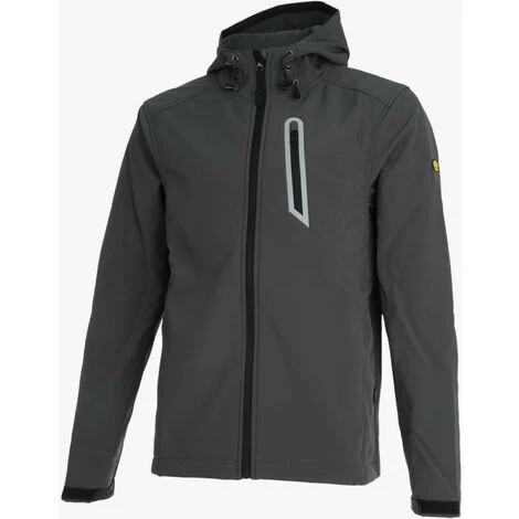 Diadora Utility Giacca Da Lavoro Softshell SAIL (Grigio - Taglia XXL)
