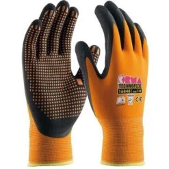 Guanti Technoflex - Arancio - Taglia: 9