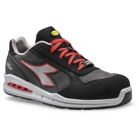 Sacrpe Diadora Utility Run Net Airbox Basse S3 | Asphalt, Misura 44 - Diadora Utility
