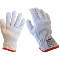 Guanti Da Lavoro In Pelle Fiore Crosta Standard, Misura: 9