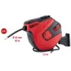 Ks Tools Bobina Per Tubi Flessibili Ad Aria Compressa Automatica, Ø 10mm X 15m