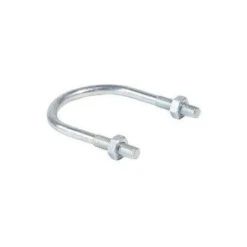 Staffa Zincata Con Dado Per Tubo 102x114 PLOMBELEC