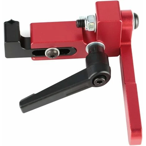 45 Tipi Di Strumenti Per La Lavorazione Del Legno Tronco Obliquo Arresto A T Dado A T Dispositivo Di Limite Di Lunghezza Preciso Strumento Per La Lavorazione Del Legno Con Limite Di Linguetta Rossa - immagine 3