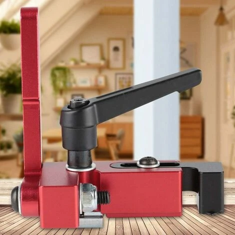 45 Tipi Di Strumenti Per La Lavorazione Del Legno Tronco Obliquo Arresto A T Dado A T Dispositivo Di Limite Di Lunghezza Preciso Strumento Per La Lavorazione Del Legno Con Limite Di Linguetta Rossa - immagine 4