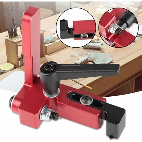 45 Tipi Di Strumenti Per La Lavorazione Del Legno Tronco Obliquo Arresto A T Dado A T Dispositivo Di Limite Di Lunghezza Preciso Strumento Per La Lavorazione Del Legno Con Limite Di Linguetta Rossa - immagine 5