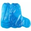 Copriscarpe Da Campeggio E Outdoor In Polietilene Monouso Confezione Da 10, Blu Trasparente