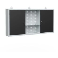 Armadio A Muro Officina Grigio/nero