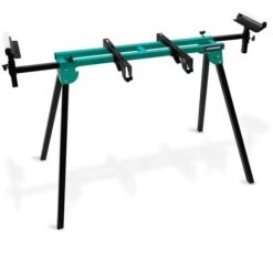 VONROC Supporto Per Troncatrice. Estensione Base Universale. Regolabile In Altezza E Larghezza. Capacità Di Carico 150 Chili