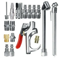 Kit Accessori Compressore Ad Aria Compressa 17 Pz Raccordi Innesti 1/4