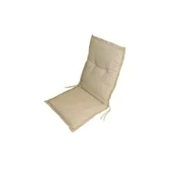 CUSCINO SCHIENALE BASSO POLY/COT. ECRU 90X48X5
