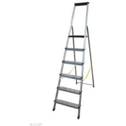 Sico Scala Casa 5 Gradini Ecolux Alluminio