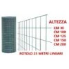 Papillon 25 MT RETE METALLICA ZINCATA ELETTROSALDATA MAGLIA MM50x75 PER RECINZIONE 16991V CM 80 (39134)