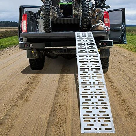 Nova Rampa Di Carico Accesso Per Moto E Quad Pieghevole In Alluminio Carico Max.340kg - immagine 3