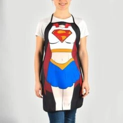 Grembiule Da Cucina Da Supereroe (Superman, Supergirl) Grembiule Da Superdonna