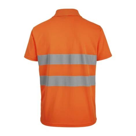 Polo Alta Visibilità Arancione XL - immagine 2