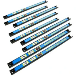 Set Di Barre Magnetiche 9x46 Cm Sbarra Porta Utensili In Acciaio Porta Attrezzi A Muro Per Officine