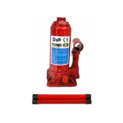 CRIC IDRAULICO A BOTTIGLIA 4 T AUTO ASTA CRICK MARTINETTO MANUALE SOLLEVATORE