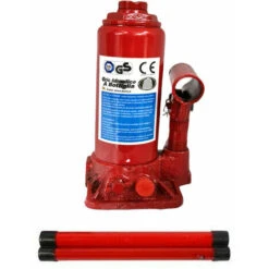 CRIC IDRAULICO A BOTTIGLIA 2 T AUTO ASTA CRICK MARTINETTO MANUALE SOLLEVATORE